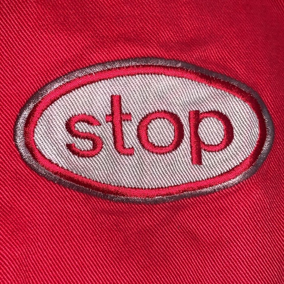 Indy 500 Formula 1 Nascar vintage racing jacket red black white patches sz XXXL - Picture 11 of 12